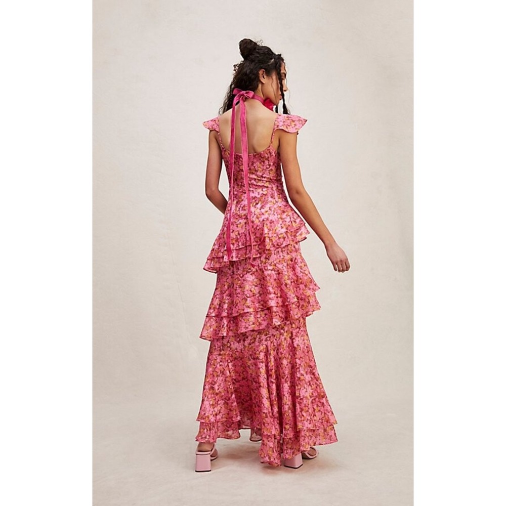 New! Hutch x Free People Miah MaxiDress Sz 2 $392 - Picture 4 of 17